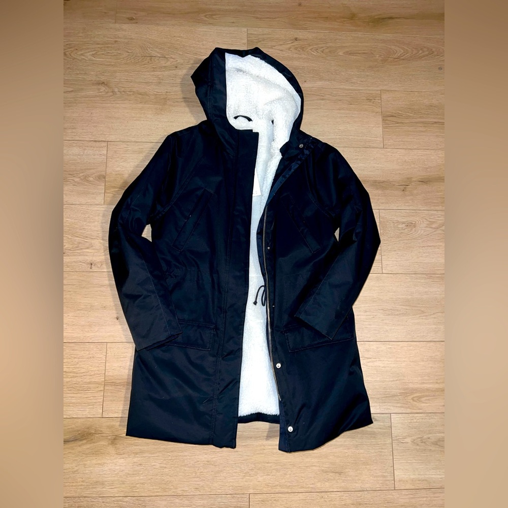 Abercrombie & Fitch Water Resistant Sherpa Lined Parka SZ Medium